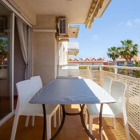 Piso En Playa Canet 2 Con Terraza Y Piscina